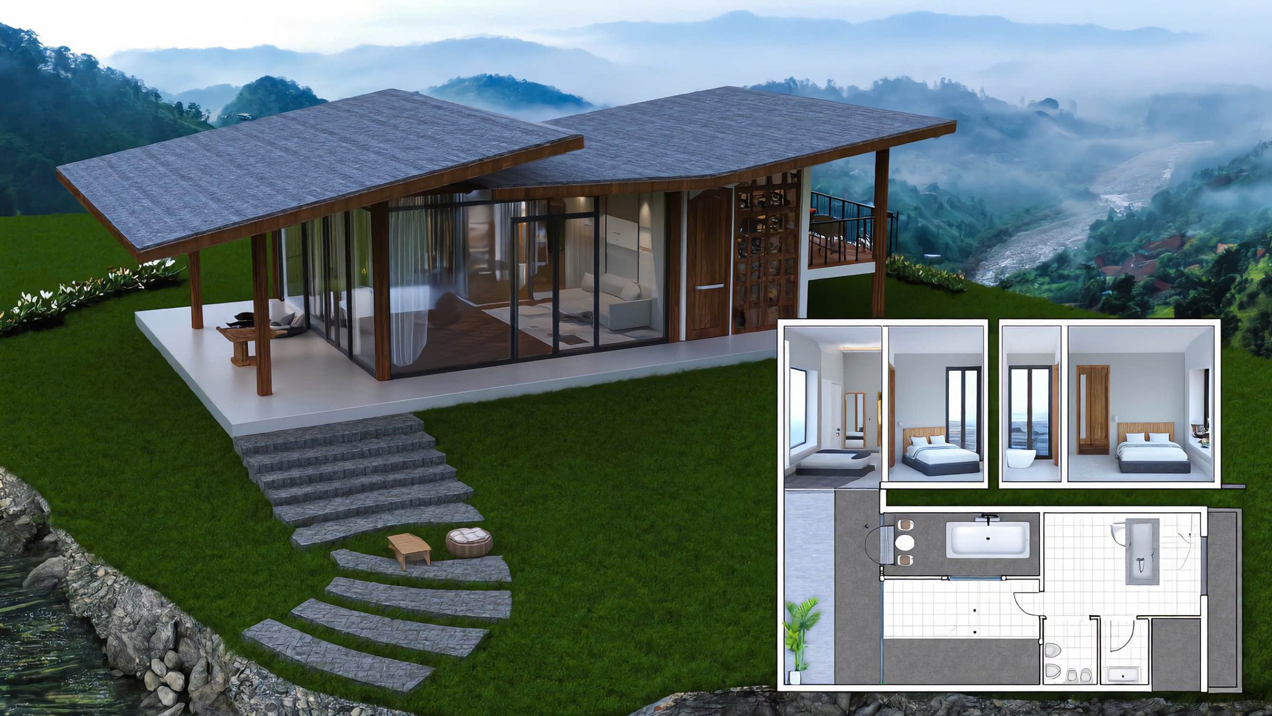 Aman Blao - Retreat Giữa Cộng Đồng Tử Tế Các mẫu nhà tại Aman Blao